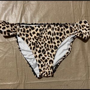 VS PINK Leopard Swim Bottoms